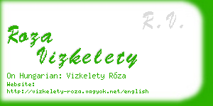roza vizkelety business card